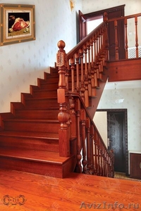 Лестницы деревянные, металлокаркасные, балясины, перила - Изображение #1, Объявление #434559